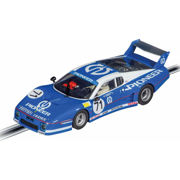 CARRO PARA PISTA ELÉTRICA AUTORAMA CARRERA EVOLUTION FERRARI 512 BB LM C. POZZI NÚMERO 71 ESCALA 1/32 CAR20027726